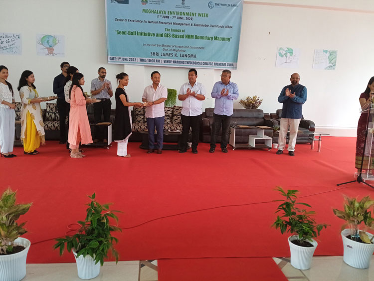 James PK Sangma launches Seed Ball Initiative on 01.06.2022