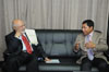 Bangladesh High Commissioner to India, Mr Tariq A Karim calling on the Meghalaya Chief Minister, Dr Mukul Sangma