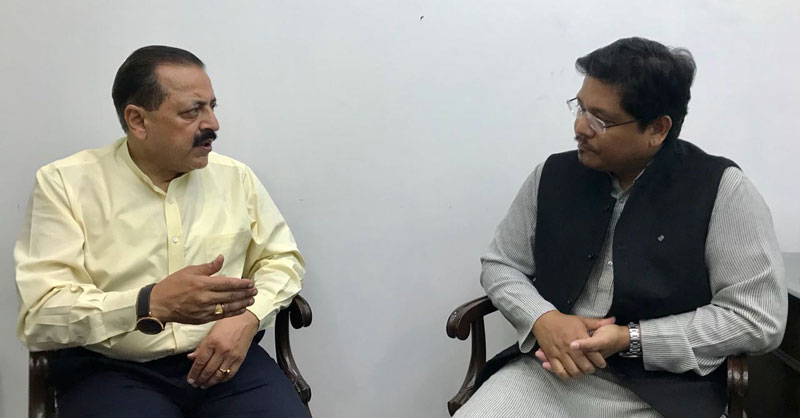 CM Meets DONER Minister at New Delhi 02-04-2018