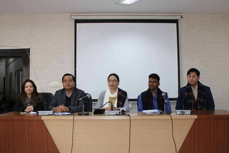 Press meet with Smti. Rinchen Lhamo Hon'ble Member National Commission for Minorities Govt. of India on 02.05.2022