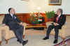 Chief Justice of India, Mr S H Kapadia called on the Governor of Meghalaya, Mr R S Mooshahary at Raj Bhavan Shillong 