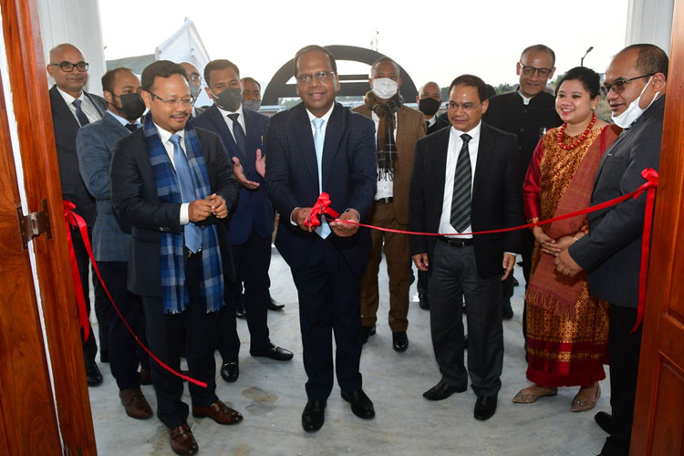 Chief Justice of the High Court of Meghalaya inaugurates Permanent Court Building at Sohra on 02.11.2021