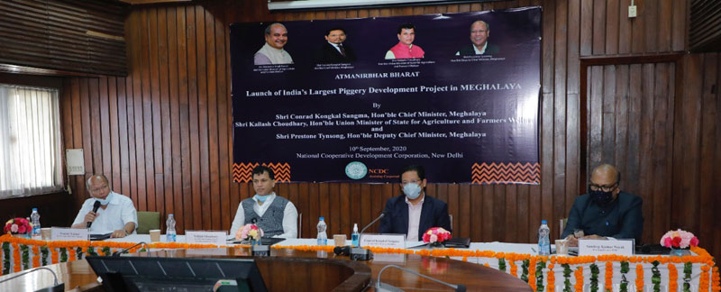 Chief Minister Launches Meghalaya State Piggery Mission 10-09-2020