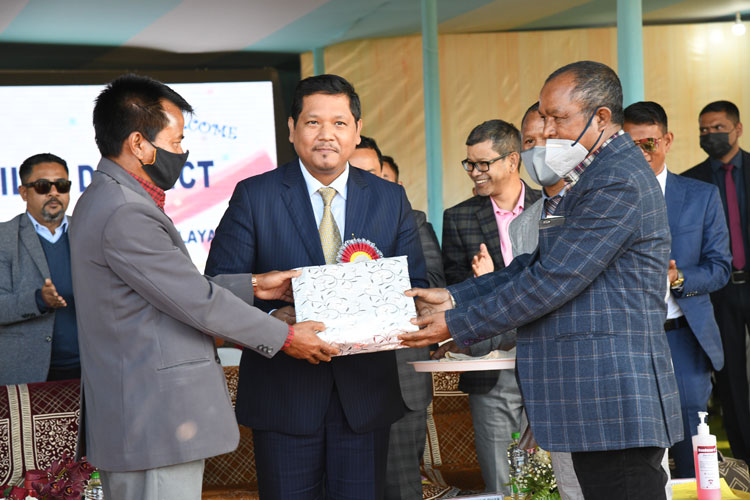 Chief Minister inaugurates the new district of Eastern West Khasi Hills on 10.11.2021