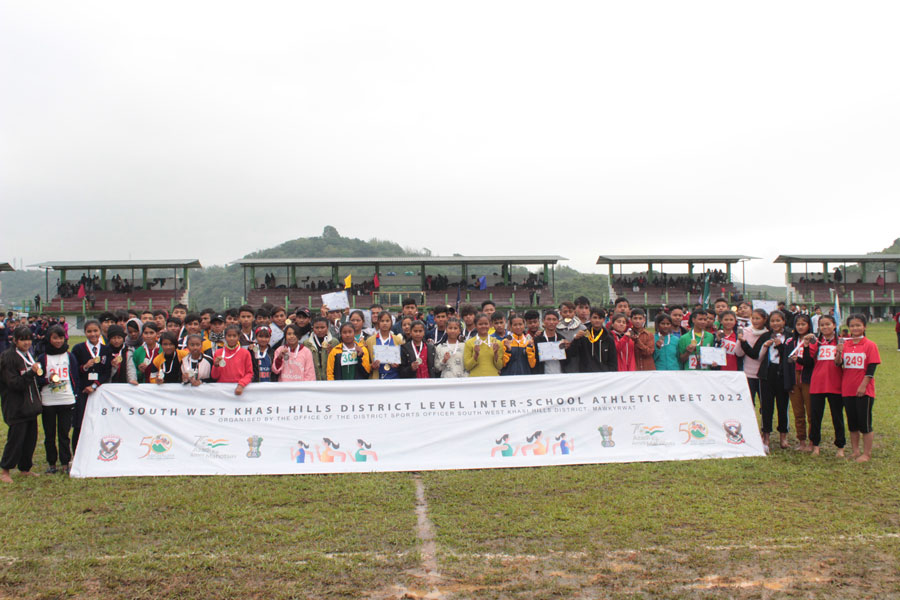 8th South West Khasi Hills District Level Inter School Athletic Meet 2022 inaugurated on 11.05.2022