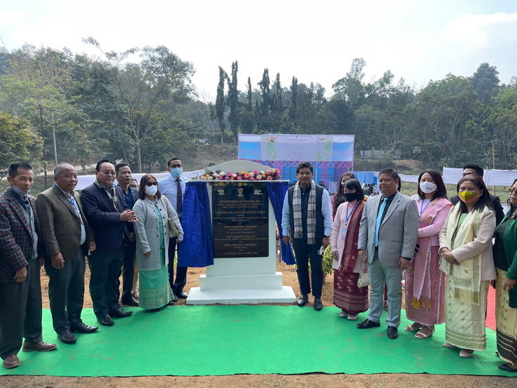 Chief Minister laid the foundation stone for new Dairy Complex at Ganol on 12.02.2022