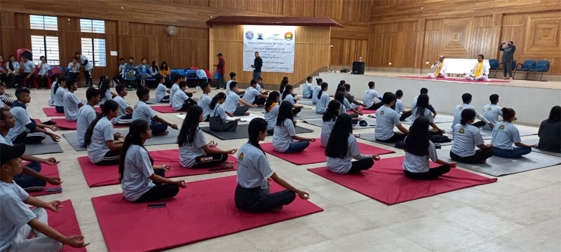 Curtain Raiser to the International Yoga Day 2022 held at NEHU Shillong on 13.05.2022