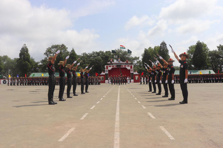 Passing out parade of the 194th Recruit Training Batch of 58 Gorkha Training Centre on 14.05.2022