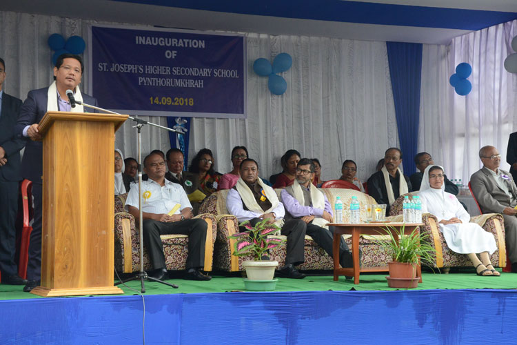 Higher Secondary Section of St.Joseph's Higher Secondary School, Pynthorumkhrah inaugurated 14-09-2018
