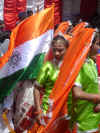 Children participating in the cultural programme during the Independence Day celebration at J N Complex, Polo