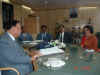 Indian High Commissioner to Bangladesh, Mrs Veena Sikri calling on the Meghalaya Chief Minister, Dr D D Lapang in his office chamber on April 26, 2005
