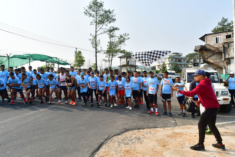 10 Km Run which was organized as part of the celebration of North East Festival, 2022