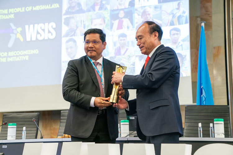 Meghalaya Enterprise Architecture receives the Best Project Award in the WSIS Forum Prizes 2022
