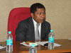 Meghalaya CM, Dr Mukul Sangma addressing the Task Force meeting on illegal influx of foreign nationals at Shillong