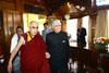  Meghalaya Governor Dr. K.K. Paul welcoming His Holiness, The Dalai Lama