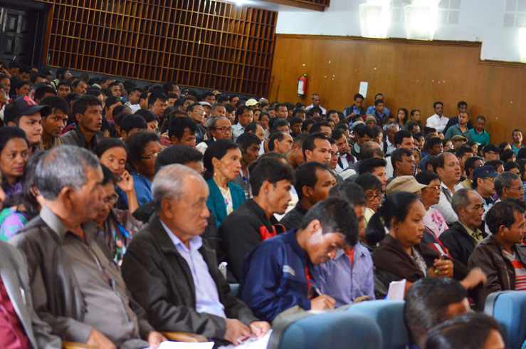 Participants at the awareness programme on NFSA,2013 at U Soso Tham Auditorium Shillong