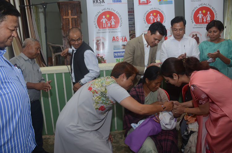 Rotavirus Vaccine vaccination launched in East Khasi Hills 04-09-2019