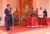 Dr. Mukul Sangma being administered the oath of office as Chief Minister of Meghalaya by the Governor   Mr. R S Mooshahary