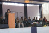 Meghalaya Labour Minister Dr. Ampareen Lyngdoh speaking at the Skill Fest at Govt. ITI, Rynjah