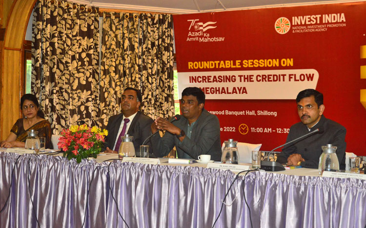 Roundtable session on increasing the credit flow in Meghalaya held on 10.06.2022