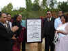 Meghalaya CM, Dr D D Lapang laying the foundation stone of the Kynjoin Umran Health Sub Centre at Kynjoin Umran, Ri Bhoi District