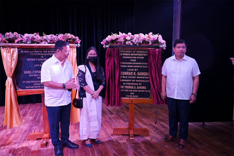 CM Conrad Sangma inaugurated the renovated and upgraded Auditorium in Tura 13.06.2022