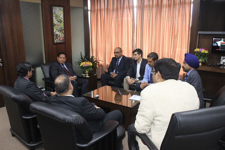 A delegation from Apollo Hospitals called on Chief Minister, Shri. Conrad K. Sangma to apprise him on the initiatives which are being taken up by the Hospital in Meghalaya 14-06-2018