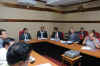  Meghalaya Chief Minister, Dr. Mukul Sangma attending the border area meeting at Committee Room, Yojana Bhavan, Shillong