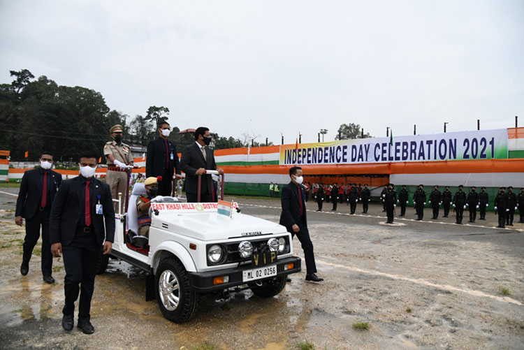 Independence Day Celebrations in Shillong on 15.08.2021