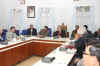 Meghalaya Governor Mr. R.S. Mooshahary interacting with senior Government Officials at Main Secretariat Conference Room