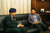 Lt Gen. MMS Rai General Officer Commanding in Chief, Eastern Command calling on Meghalaya Chief Minister, Dr. Mukul Sangma