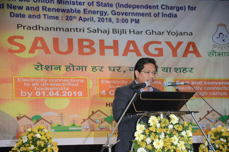 Saubhagya Scheme launched in the State 20-04-2018