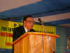 Meghalaya CM, Dr D D Lapang addressing the concluding function of the 6th National Conference on the Programme for Environmental Awareness in Schools (PEAS) at old NEHU campus, Mayurbhanj on May 20, 2005