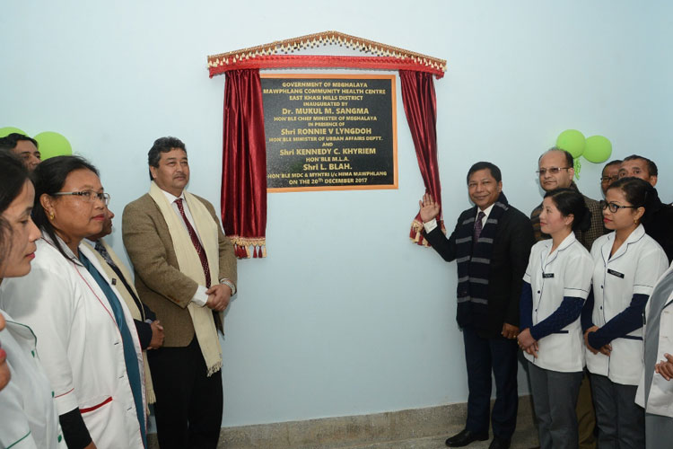 Chief Minister inaugurates Mawphlang Community Health Centre 20-12-2017