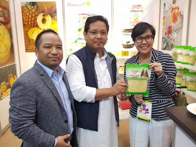 Meghalaya CM at Sial Paris to explore possibility of food processing 21-10-2018