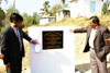 Mr. S Goyal unveiling the tablet for the construction of Youth Cultural Centre at Mawpat