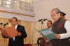 hri Rowel Lyngdoh being sworn in as Deputy Chief Minister