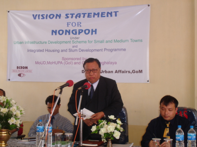 Vision statement for Nongpoh Town Development