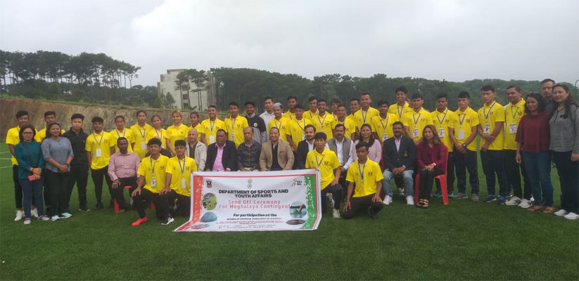 Send Off Ceremony to the Meghalaya Contingent for Khelo India Youth Games on 27.05.2022