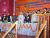 Vice President of India, Dr. M Hamid Ansari (center) at the Get Together of Harmony and all religious meet organized by the CPC at R R Colony, Shillong