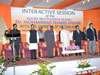 Vice President of India,Dr. M Hamid Ansari attending the interactive session with farmers at the Horti-Hub, Upper Shillong