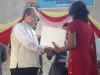 Meghalaya Governor, Mr R S Mooshahary handing over the Wipro Academic Excellence Award to one of the recipients during the Varsity Fest 2009