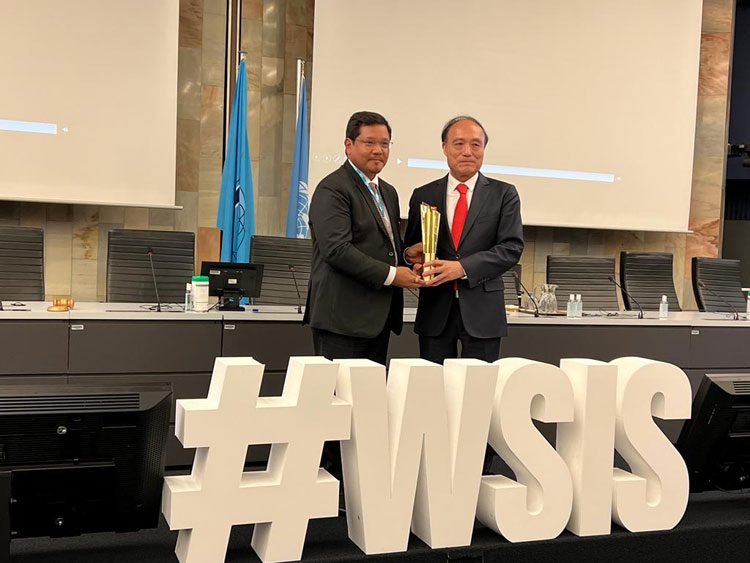 Meghalaya Enterprise Architecture receives the Best Project Award in the WSIS Forum Prizes 2022