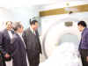 Meghalaya Chief Minister, Mr D.D. Lapang inaugurating CT Scan at Nazareth Hospital